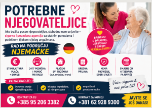 Posao za Njegovateljice